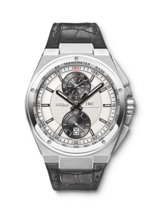 IWC - IW3784-03  Big Ingenieur Chronograph Platinum / Silver / Strap