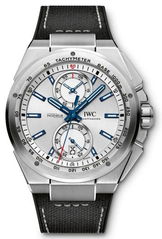 IWC - IW3785-09  Ingenieur Chronograph Racer Silver / Strap