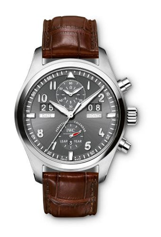 IWC - IW3791-07  Pilot's Watch Spitfire Perpetual Calendar Digital Date-Month Stainless Steel