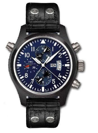 IWC - IW3799-04  Pilot's Watch Double Chronograph Top Gun Carlson