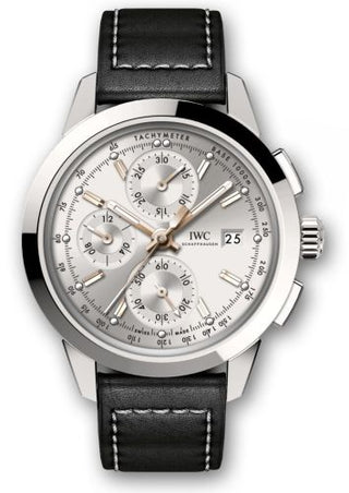 IWC - IW3808-AH  Ingenieur Chronograph Custom Stainless Steel / Silver-Gold / Calf