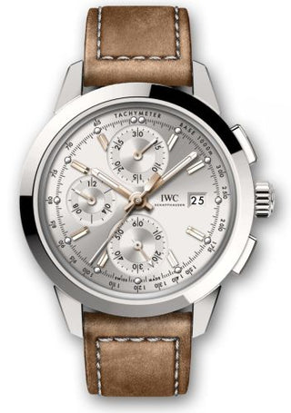 IWC - IW3808-AJ  Ingenieur Chronograph Custom Stainless Steel / Silver-Gold / Calf