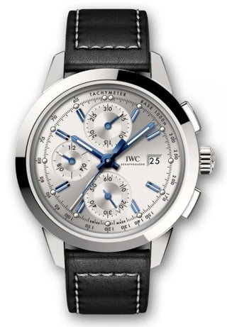 IWC - IW3808-AO  Ingenieur Chronograph Custom Stainless Steel / Silver-Blue/ Calf