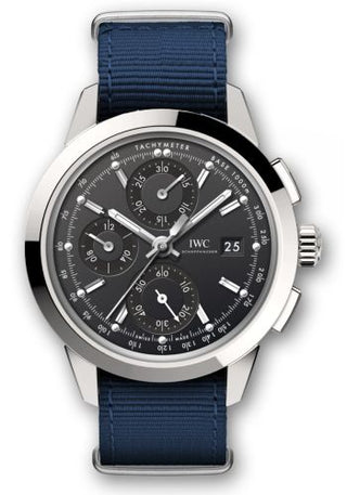 IWC - IW3808-BA  Ingenieur Chronograph Custom Stainless Steel / Black-Rhodium / NATO