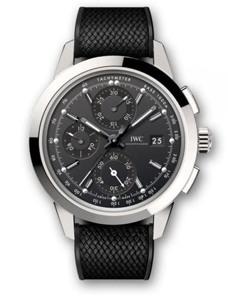 IWC - IW3808-BE  Ingenieur Chronograph Custom Stainless Steel / Black-Black / Rubber