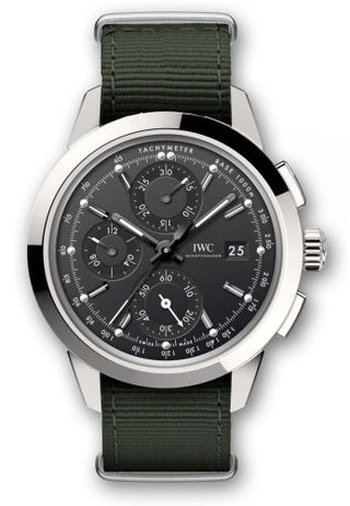 IWC - IW3808-BG  Ingenieur Chronograph Custom Stainless Steel / Black-Black / NATO