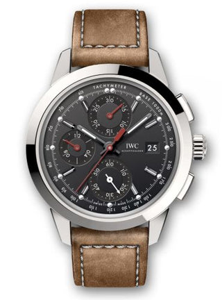 IWC - IW3808-BK  Ingenieur Chronograph Custom Stainless Steel / Black-Red / Calf