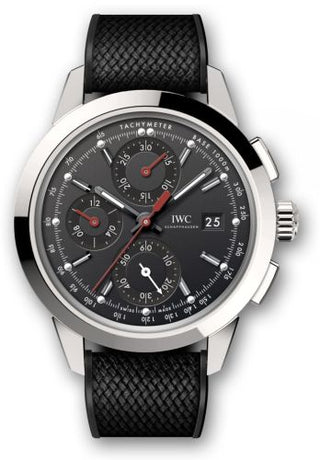 IWC - IW3808-BL  Ingenieur Chronograph Custom Stainless Steel / Black-Red / Rubber