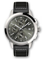 IWC Ingenieur Chronograph Custom Stainless Steel / Silver-Black-Black / Rubber (IW3808-BN)