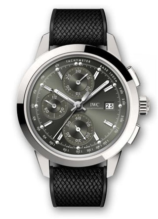 IWC - IW3808-BQ  Ingenieur Chronograph Custom Stainless Steel / Green-Rhodium / Rubber