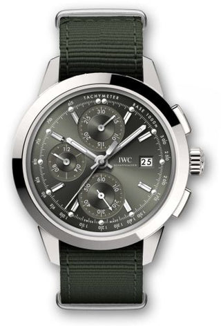 IWC - IW3808-BS  Ingenieur Chronograph Custom Stainless Steel / Green-Rhodium / NATO