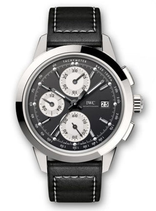 IWC - IW3808-BT  Ingenieur Chronograph Custom Stainless Steel / Black-Silver-Black / Calf