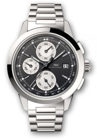 IWC - IW3808-BX  Ingenieur Chronograph Custom Stainless Steel / Black-Silver-Black / Bracelet