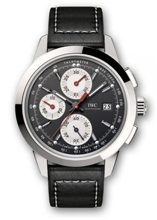 IWC - IW3808-BY  Ingenieur Chronograph Custom Stainless Steel / Black-Silver-Red / Calf