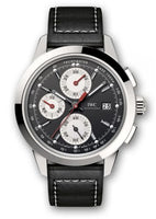 IWC Ingenieur Chronograph Custom Stainless Steel / Silver-Black-Red / Calf (IW3808-BY)