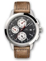 IWC Ingenieur Chronograph Custom Stainless Steel / Black-Red / Calf (IW3808-CA)