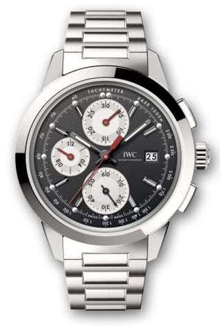 IWC - IW3808-CC  Ingenieur Chronograph Custom Stainless Steel / Black-Silver-Red / Rubber