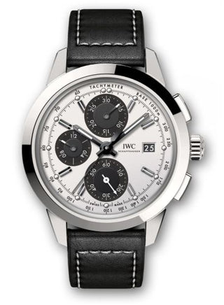 IWC - IW3808-CD  Ingenieur Chronograph Custom Stainless Steel / Silver-Black-Black / Calf