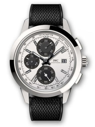 IWC - IW3808-CG  Ingenieur Chronograph Custom Stainless Steel / Silver-Black-Black / Rubber