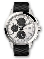 IWC Ingenieur Chronograph Custom Stainless Steel / Black-Silver-Red / Rubber (IW3808-CG)