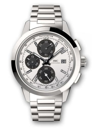 IWC - IW3808-CH  Ingenieur Chronograph Custom Stainless Steel / Silver-Black-Black / Bracelet