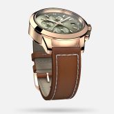 IWC - IW3808-CZ  Ingenieur Chronograph Custom Red Gold / Green-Gold / Calf