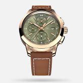 IWC - IW3808-CZ  Ingenieur Chronograph Custom Red Gold / Green-Gold / Calf