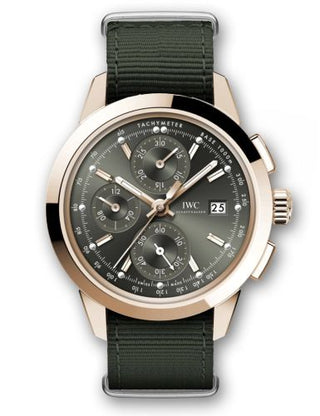 IWC - IW3808-DB  Ingenieur Chronograph Custom Red Gold / Green-Gold / NATO