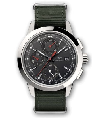 IWC - IW3808-DD  Ingenieur Chronograph Custom Stainless Steel / Black-Red / NATO