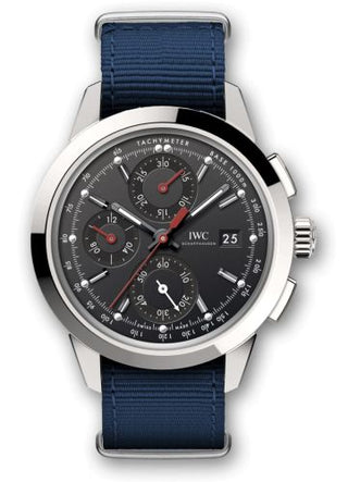 IWC - IW3808-DE  Ingenieur Chronograph Custom Stainless Steel / Black-Red / NATO