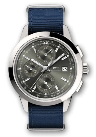 IWC - IW3808-DF  Ingenieur Chronograph Custom Stainless Steel / Green-Rhodium / NATO