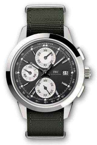 IWC - IW3808-DG  Ingenieur Chronograph Custom Stainless Steel / Black-Silver-Black / NATO