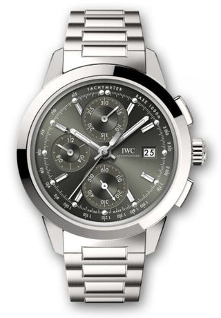 IWC - IW3808-BR  Ingenieur Chronograph Custom Stainless Steel / Green-Rhodium / Bracelet