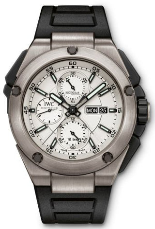 IWC - IW3865-01  Ingenieur Double Chronograph Titanium / Silver