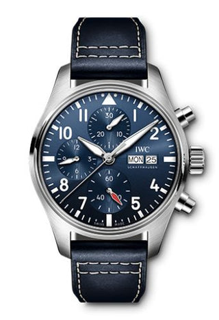 IWC - IW3881-01  Pilot's Watch Chronograph 41 Stainless Steel / Blue