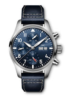 IWC Pilot's Watch Spitfire Double Chronograph Stainless Steel / Silver / English / Bracelet (IW3881-01)