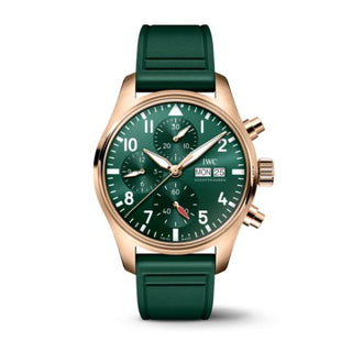 IWC - IW3881-10  Pilot's Watch Chronograph 41 Red Gold / Green