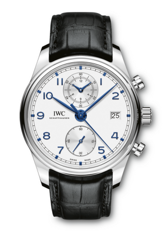 IWC - IW3903-02  Portugieser Chronograph Classic Stainless Steel / Silver