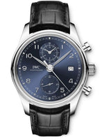 IWC Portuguese Hand-Wound Eight Days Stainless Steel / Silver (IW3904-06)