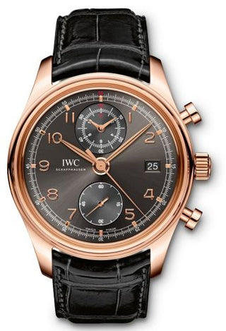 IWC - IW3904-05  Portuguese Chronograph Classic Red Gold / Ardoise