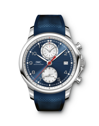 IWC - IW3905-07  Portuguese Yacht Club Chronograph 43.5 Stainless Steel / Blue / Summer Edition