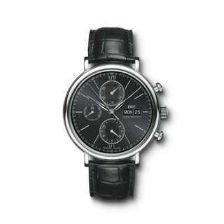 IWC - IW3910-08  Portofino Chronograph Stainless Steel / Black