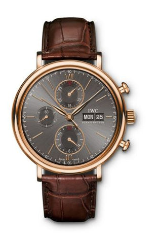 IWC - IW3910-21  Portofino Chronograph Red Gold / Grey