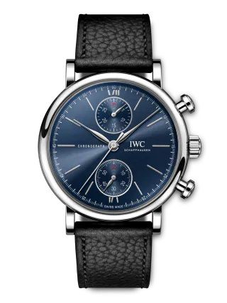 IWC - IW3914-08  Portofino Chronograph 39 Stainless Steel / Laureus Sport for Good