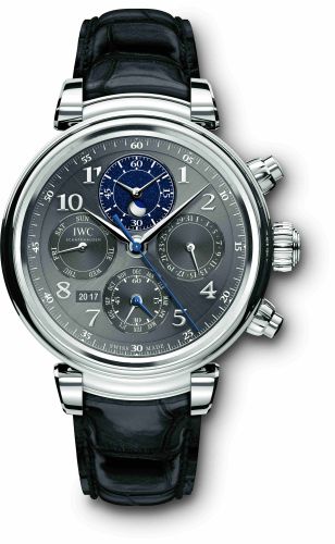 IWC - IW3921-03  Da Vinci Perpetual 3921 Stainless Steel / Slate