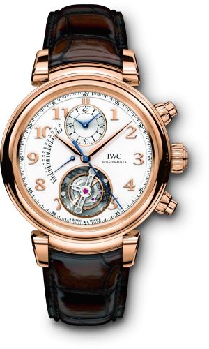 IWC - IW3931-01  Da Vinci Tourbillon Rétrograde Chronograph Red Gold / Silver