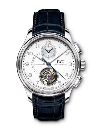 IWC - IW3940-06  Portugieser Tourbillon Rétrograde Chronograph Platinum / Silver