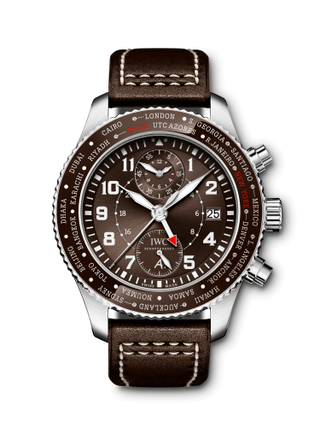 IWC - IW3950-03  Pilot’s Watch Timezoner Chronograph 80 Years Flight to New York