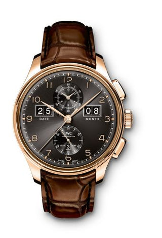 IWC - IW3972-02  Portugieser Perpetual Calendar Digital Date-Month Edition "75th Anniversary" Red Gold / Black