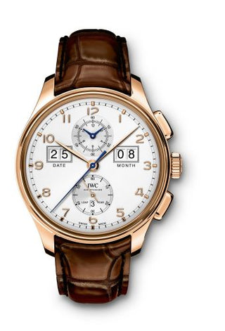 IWC - IW3972-03  Portugieser Perpetual Calendar Digital Date-Month Edition "75th Anniversary" Red Gold / Silver